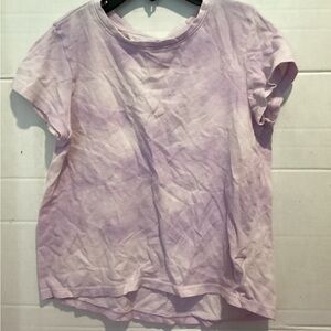 Girls Old Navy Purple Tie Dye Short Sleeve T Shirt Size Medium (8)